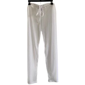 Bathing suit/Swimsuit cover up/see through mesh pants, adjustable waist bottoms